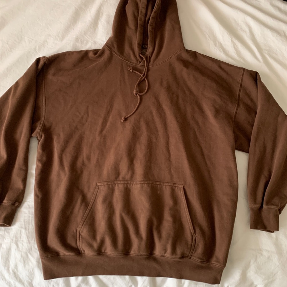 brandy melville rare oversized brown hoodie